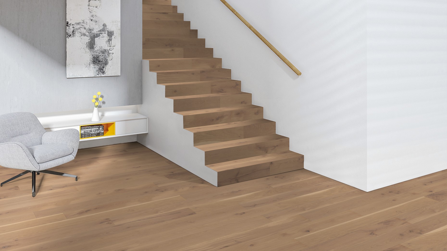 La solution de parquet sur mesure pour vos escaliers. 
